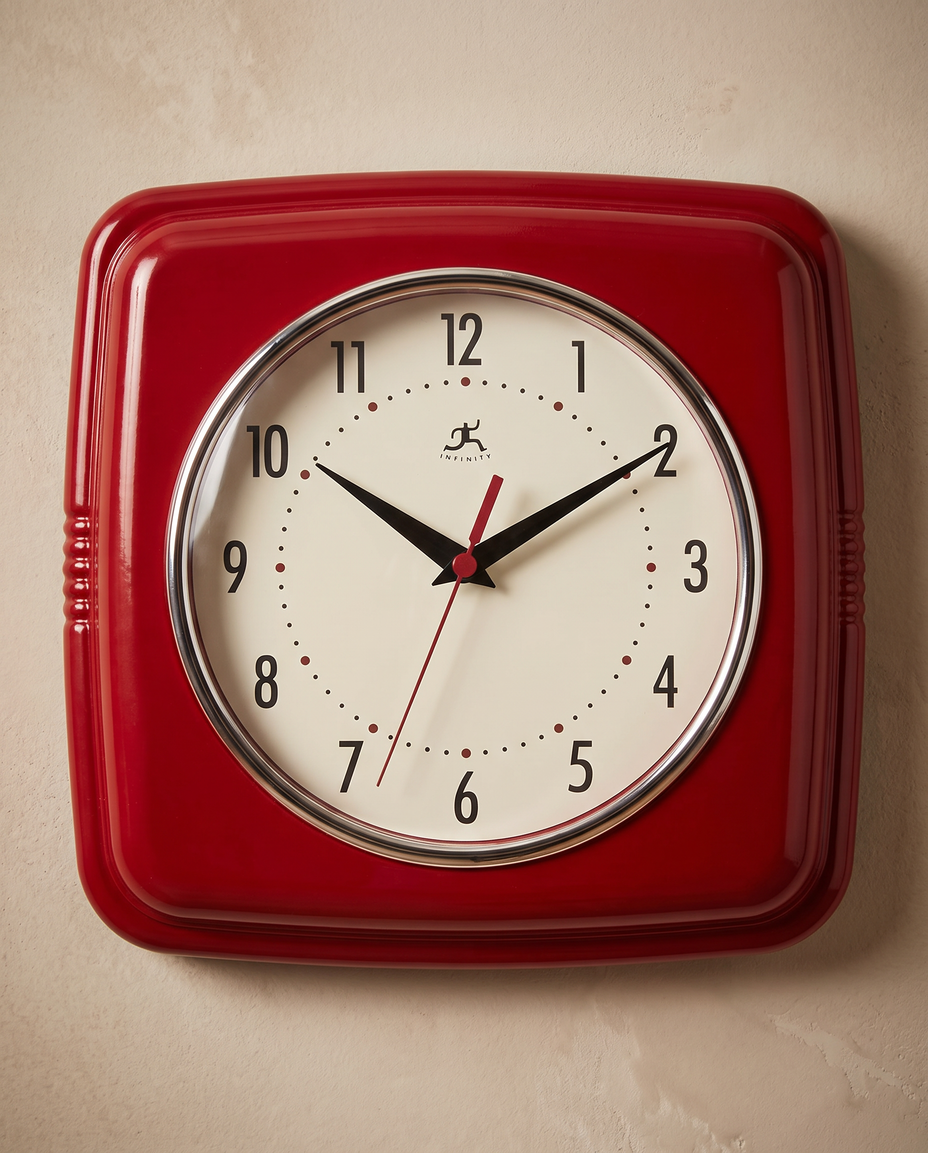 Infinity Instruments Retro Wall Clock