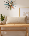 Boucle Long Lumbar Pillow Cover