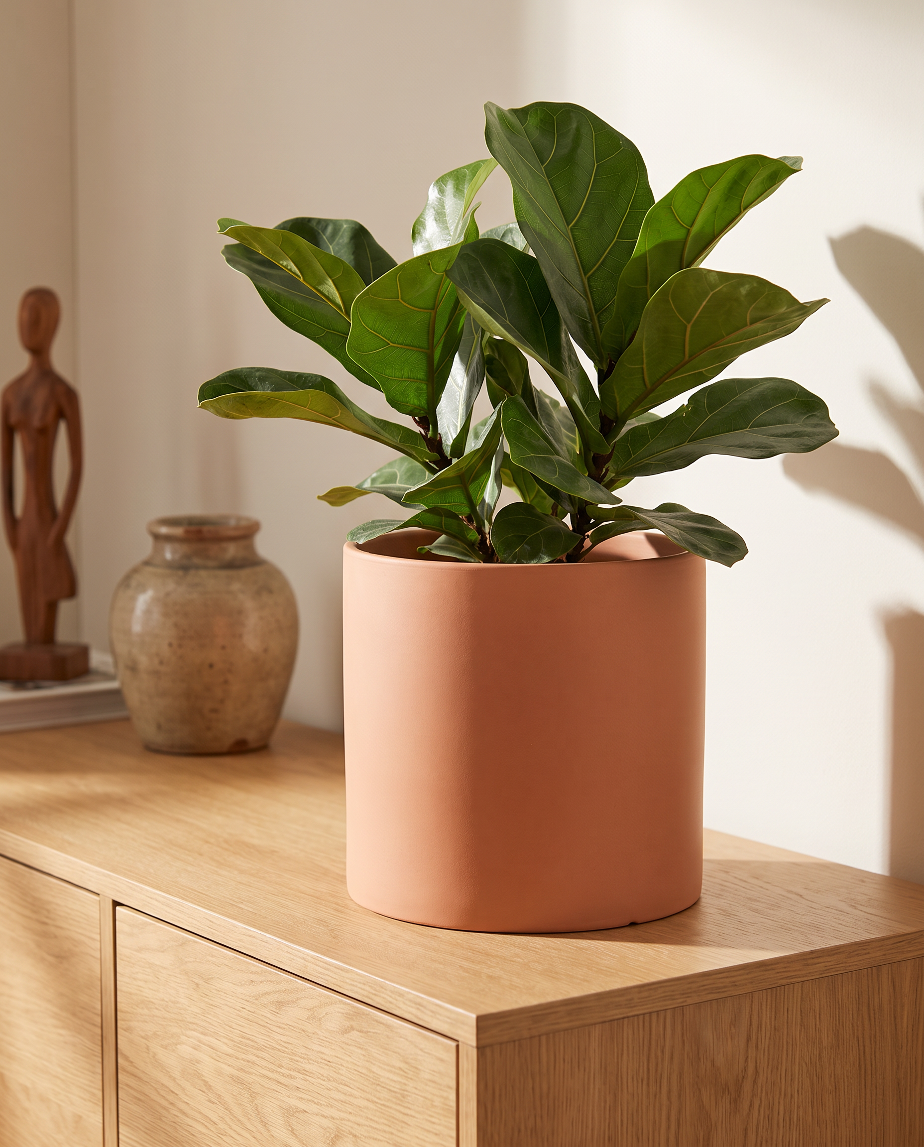 Cylindrical Ceramic Planter
