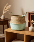 Hand-Woven Seagrass Basket